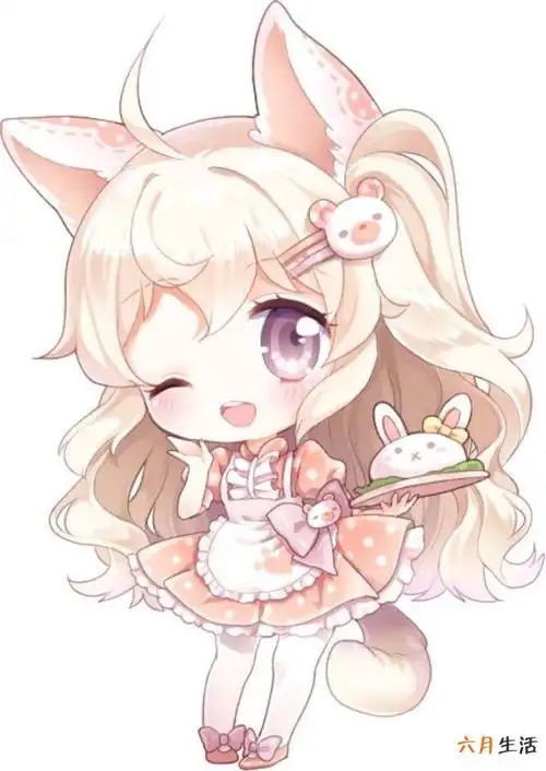 巨蟹座适合萌系插画,少女心十足的巨蟹座宝宝,这张可爱的萌系插画