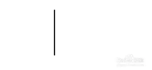 第一步,首先在页面中画一条直线.