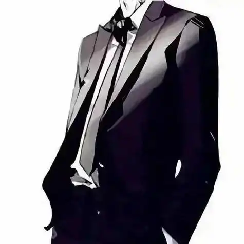 动漫男头 超级热门的高品质宝藏头像西装暴徒动漫头像 微信头像图片