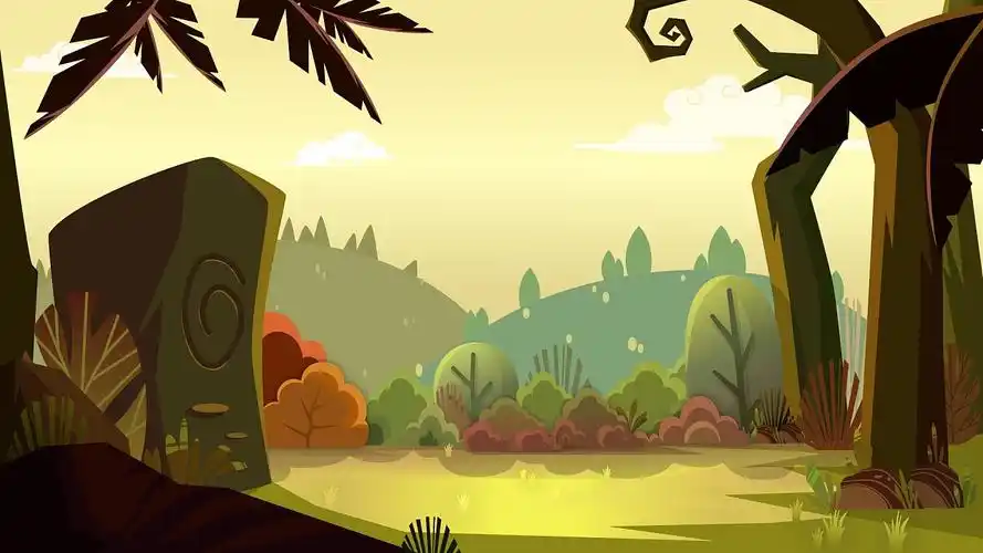 一组矢量动画场景