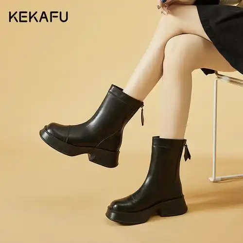 珂卡芙(kekafu)女士中筒靴5122605022报价_参数_图片_视频_怎么样