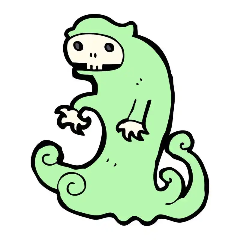 卡通幽灵鬼魂字符,卡通幽灵鬼魂字符