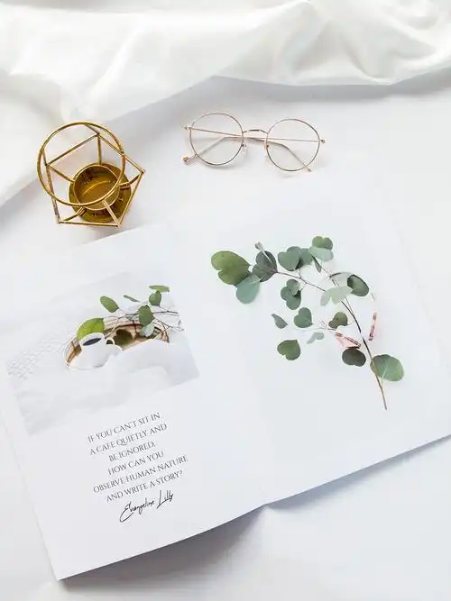 拍照杂志时尚英文搭配辅助衣柜店铺咖啡书房背景布类