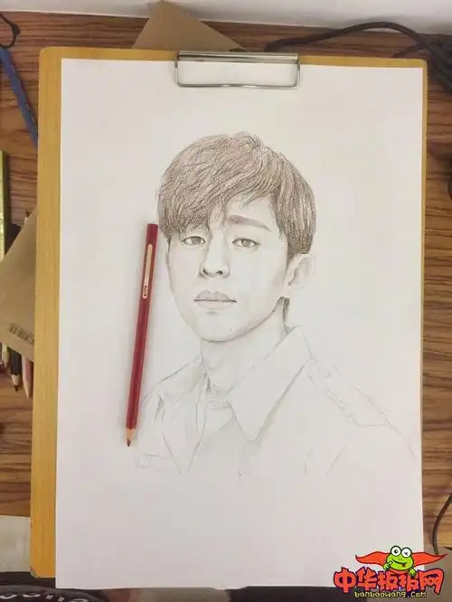 用铅笔画邓伦怎么画邓伦彩铅手绘画教程