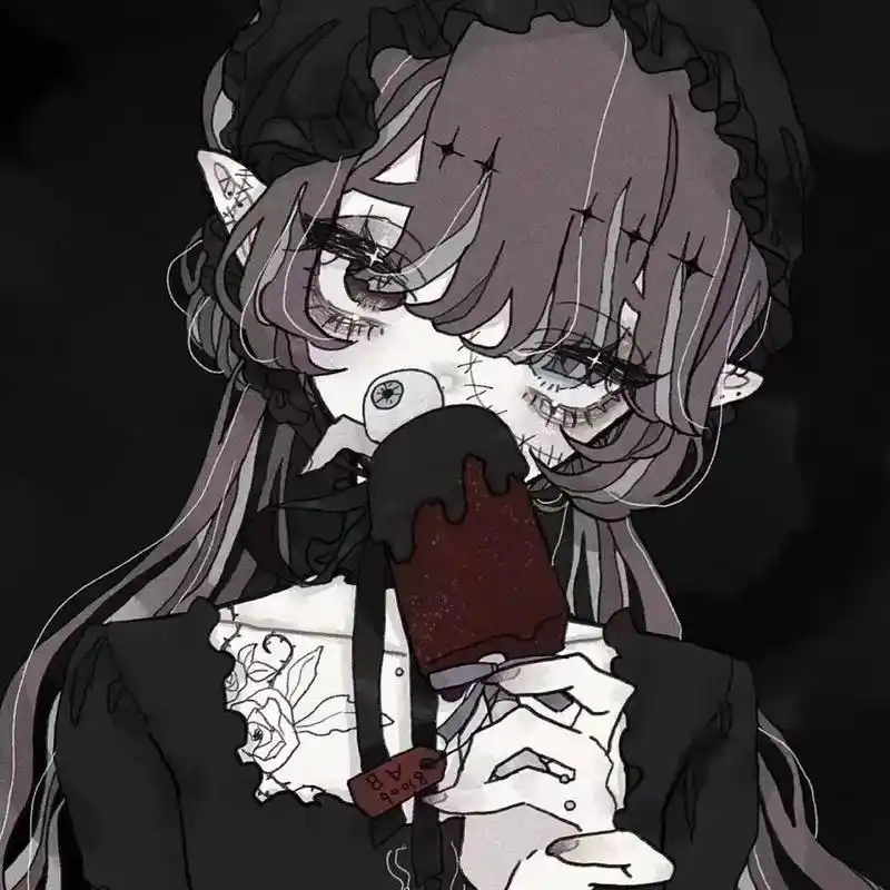 黑暗系女生头像3