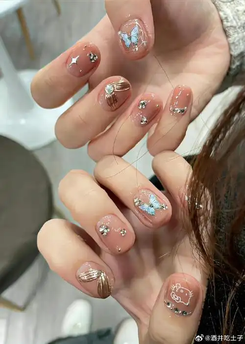 美甲##美甲分享##短甲美甲