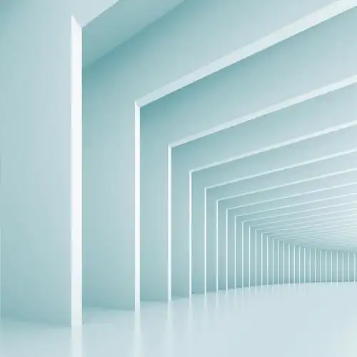 3d 蓝色抽象建筑背景图片