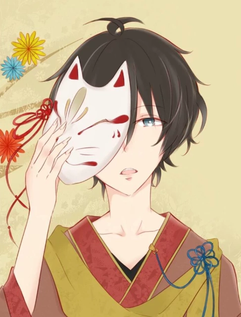 动漫面具壁纸:每一个少年都有专属的面具,却意义不相同