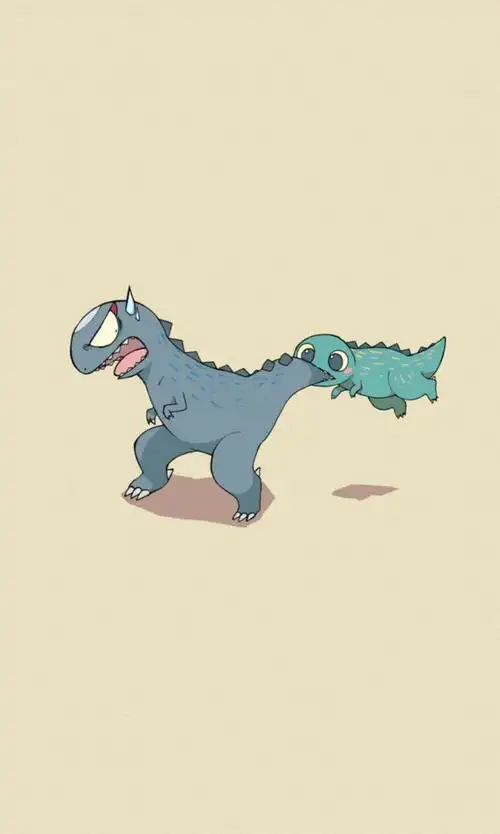 壁纸告诉你什么是蠢萌系列可爱小恐龙怪