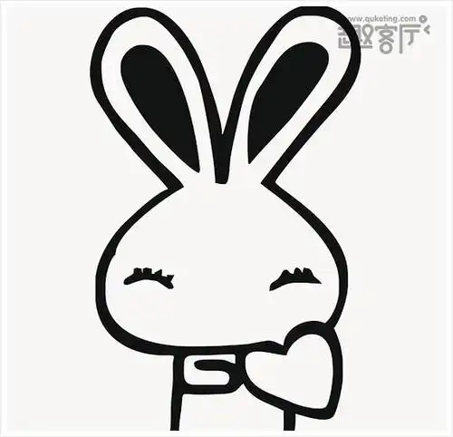 卡通动物头像简笔画 可爱的儿童简笔画图片大全  萌萌哒小动物简笔画