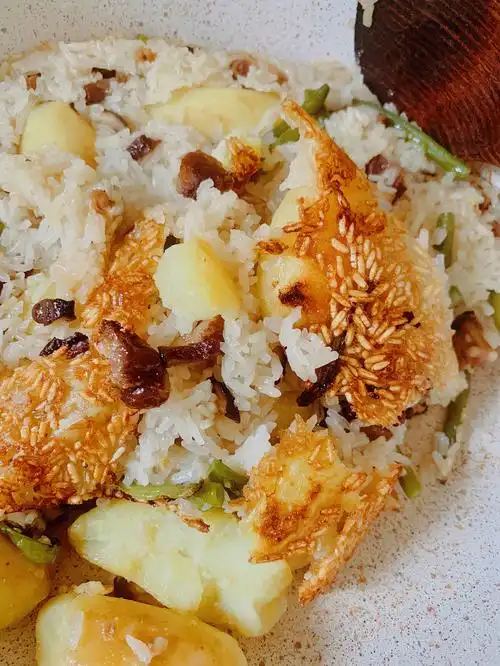 🧡 土豆焖糯米饭💯绝👍