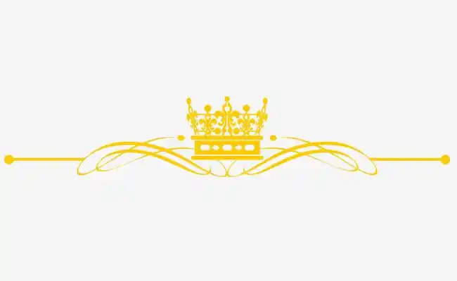 金色皇冠边框矢量图