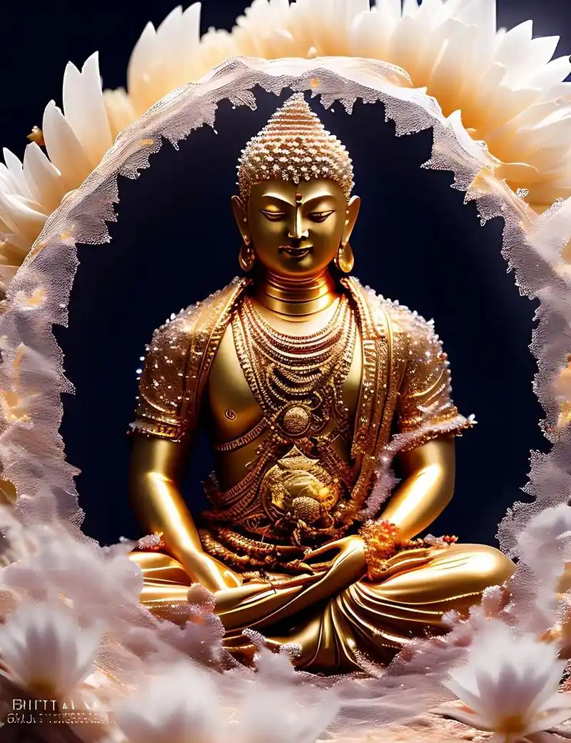 愿生西方净土中,九品莲花为父母.花开见佛悟无生,不 退菩萨为 - 抖音