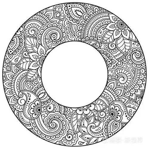 涂鸦装饰黑白. 手绘矢量插图.插画-正版商用图片15y0fo-摄图新视界