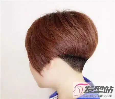 女生头发后边剃短发 假小子中性发型超帅