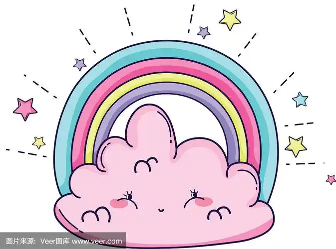 云和彩虹卡通