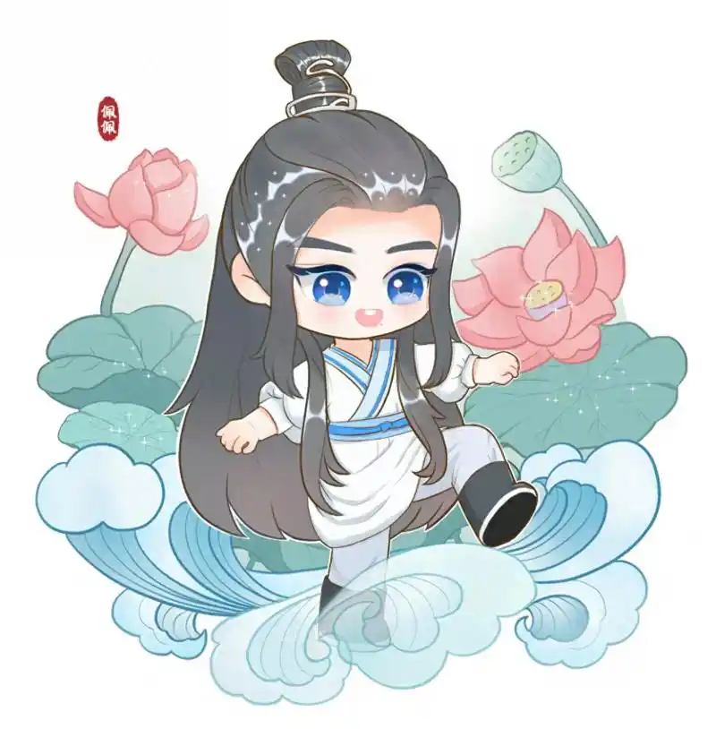 肖战头像,卡通版的肖战,太萌了