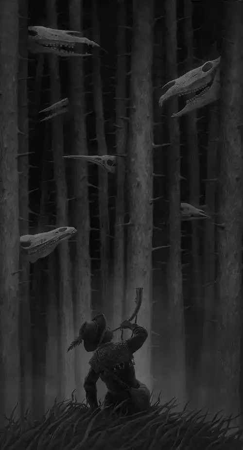 诡异的脑洞,暗黑哥特风超现实主义插画_egorov