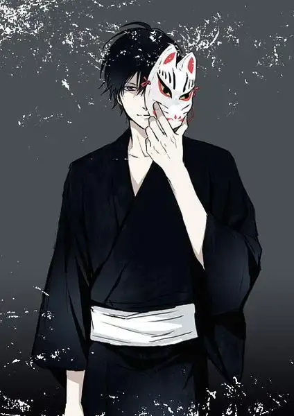 qq头像动漫男生带面具头像霸气