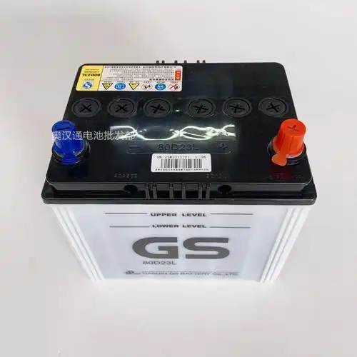 天津杰士gs统一80d23l蓄电池适配西玛风度楼兰天籁奇骏原装车电瓶