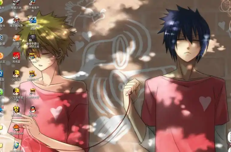 求这张佐助鸣人同人壁纸,我不小心弄没了