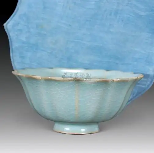 1510清仿汝窑花口碗