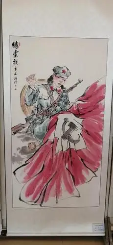 "永远跟党走"修武一中,焦作市荟文书画院举办庆建党百年书画展