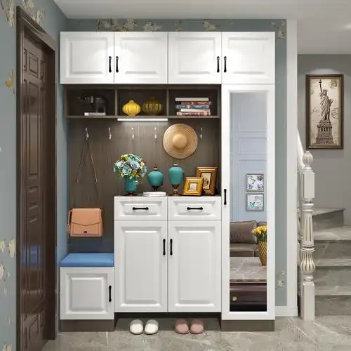 鞋柜家用门口大容量门厅玄关现代简约收纳客厅储物柜鞋柜