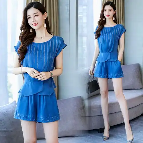 特价夏季女装 夏装两件套 休闲套装