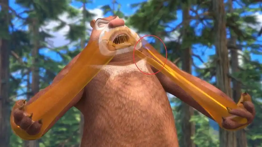 穿帮镜头揭示《熊出没》角色与制作问题