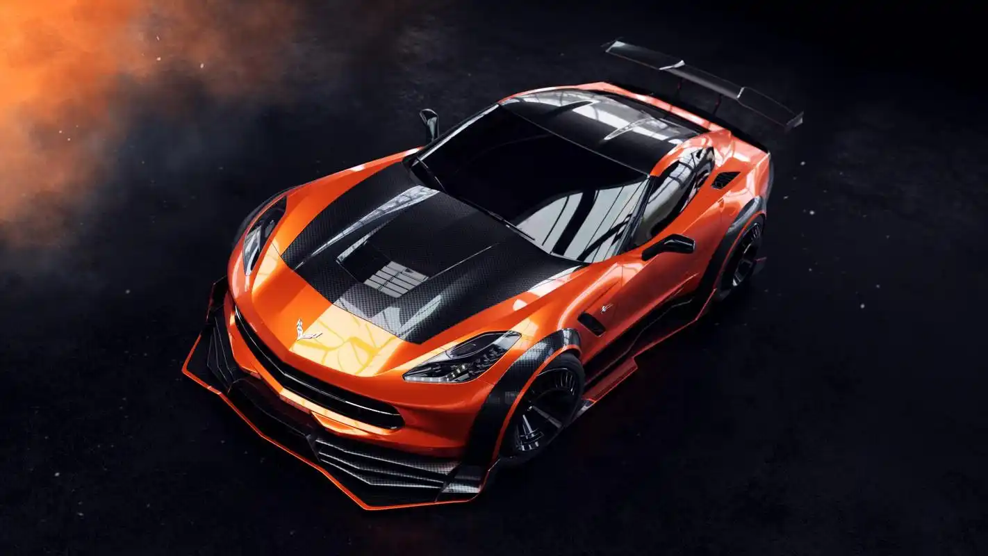 炫酷时尚红色超跑图片桌面壁纸