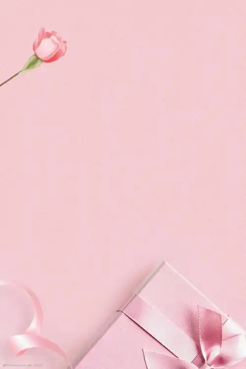 粉色唯美简约感恩节背景图片-图行天下图库