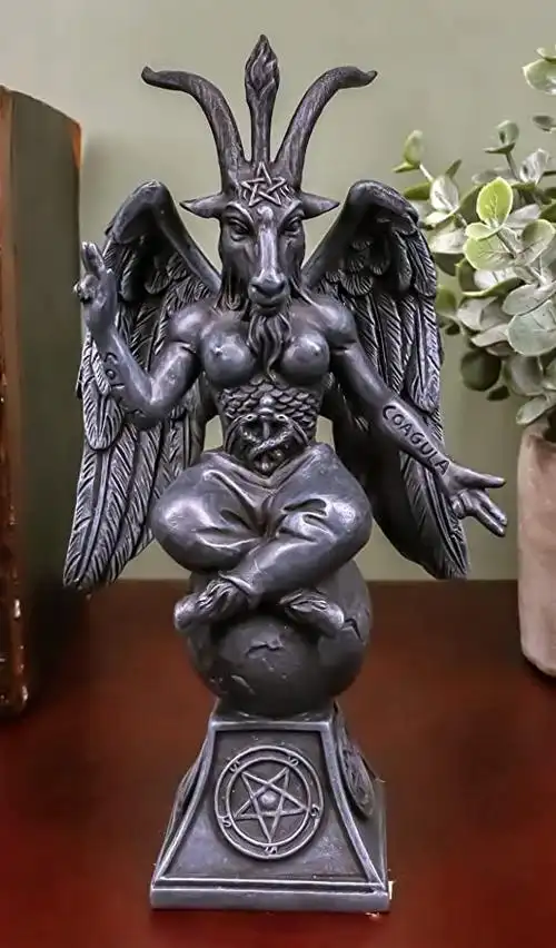 ebros gift 撒旦教堂sabbatic 山羊偶像baphomet 树脂雕像撒旦教会