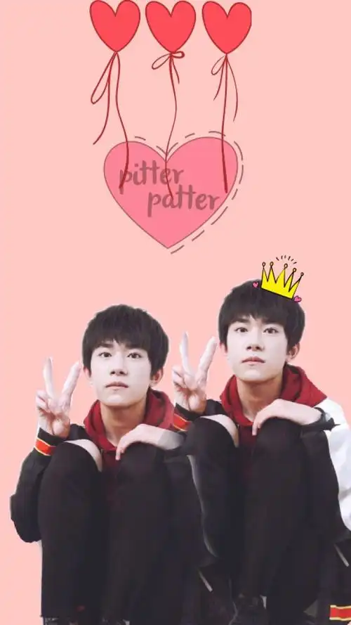 tfboys 微博更新 饭修去水印 高清 帅气 自制手机壁纸桌面锁屏撂祆