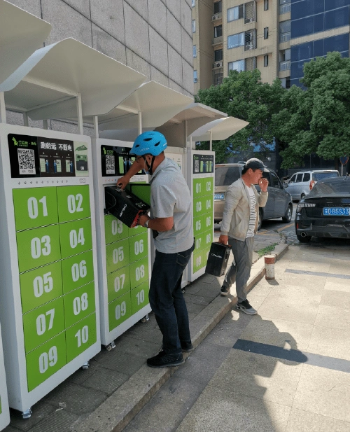 电池共享换电柜—外卖小哥的续航"法宝"
