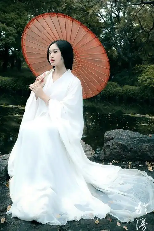 汉服古装 对襟襦裙.神雕侠侣/小龙女仙女.侠女装.摄影写真日常服