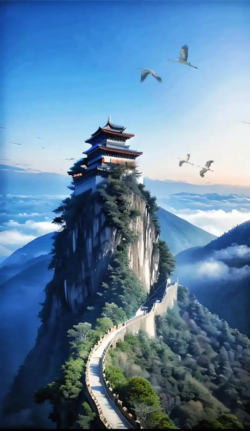 武当山,有着悠久的历史和博大精深的文化.这座山峰高 - 抖音