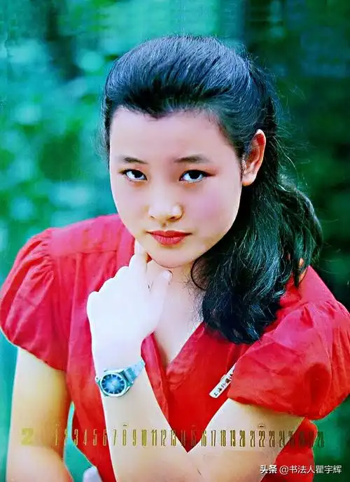 10张旧年历上的女星陈冲一代人的记忆令人久久回味
