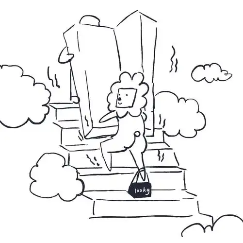 【天梯】 最近搬家,七楼没电梯,微笑面对.