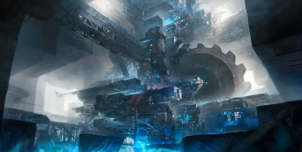 荷兰概念艺术家leontukker超科幻的赛博朋克设计