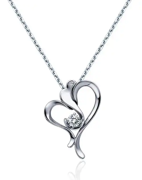 周大福周大福官方正品绝配系列18k金镶钻石吊坠