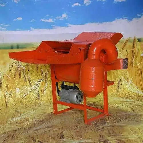 小型麦稻脱粒机   黄豆脱粒机 照明电  家用小麦稻谷机器