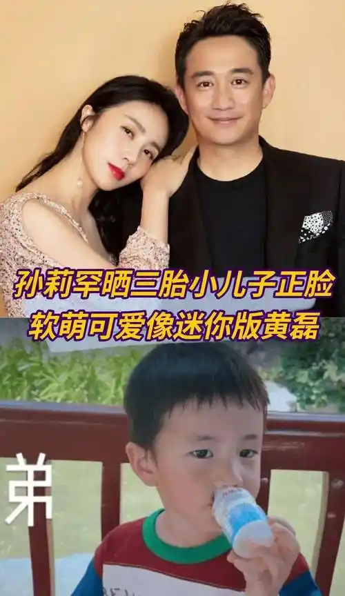 黄磊三胎儿子首次亮相,网友直呼:基因太强大_家庭_孙莉_明星