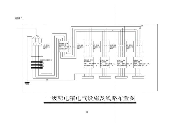 一二三级配电箱原理图施工临电平面图.pdf 4页