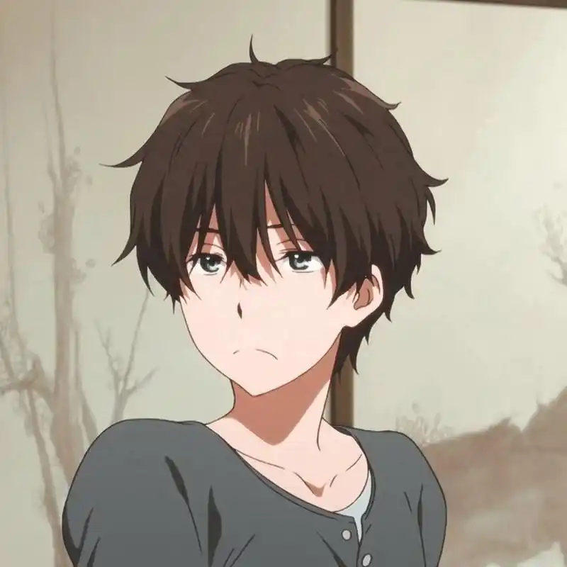 动漫男头:折木奉太郎78 #动漫头像# #男生头像# #头像# #折木奉太郎