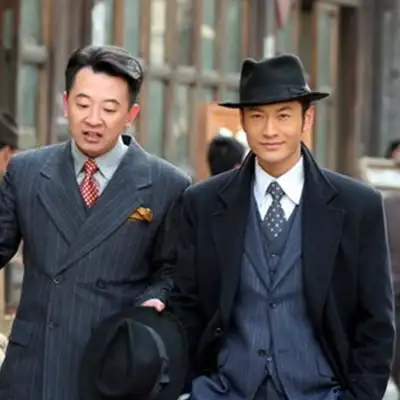 图新上海滩剧照欣赏周润发传授拍戏秘诀给黄晓明