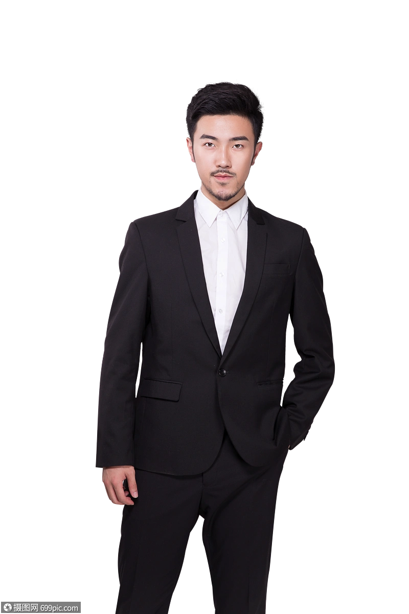 商务男士西装形象照