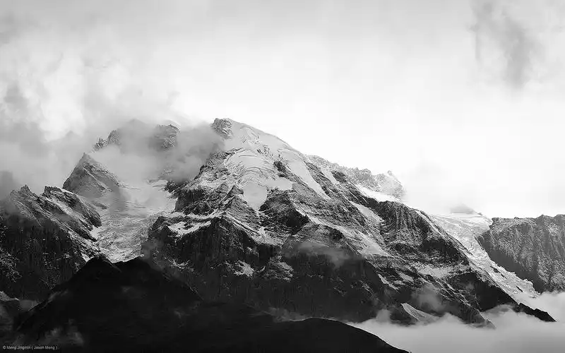 黑白风景摄影作品