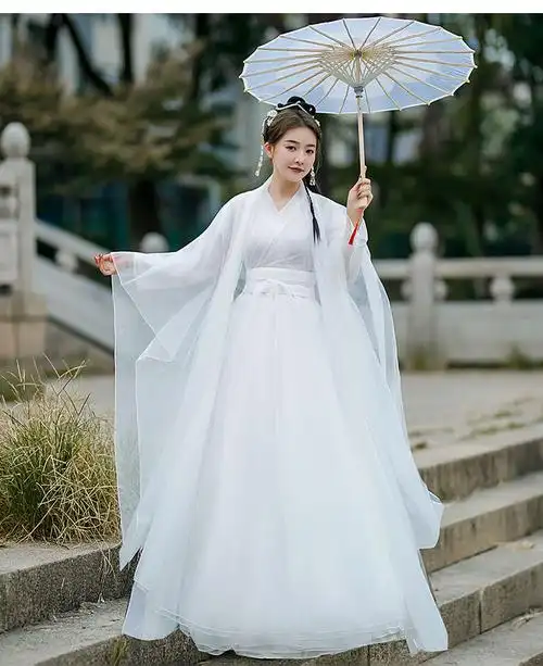 秋冬新款款古装改良汉服超仙舞蹈裙新品新款时髦耐脏时尚抖音网红同款