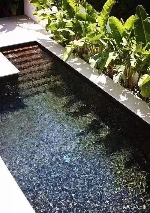 庭院水池设计效果图风水庭院水池风水位置示意图